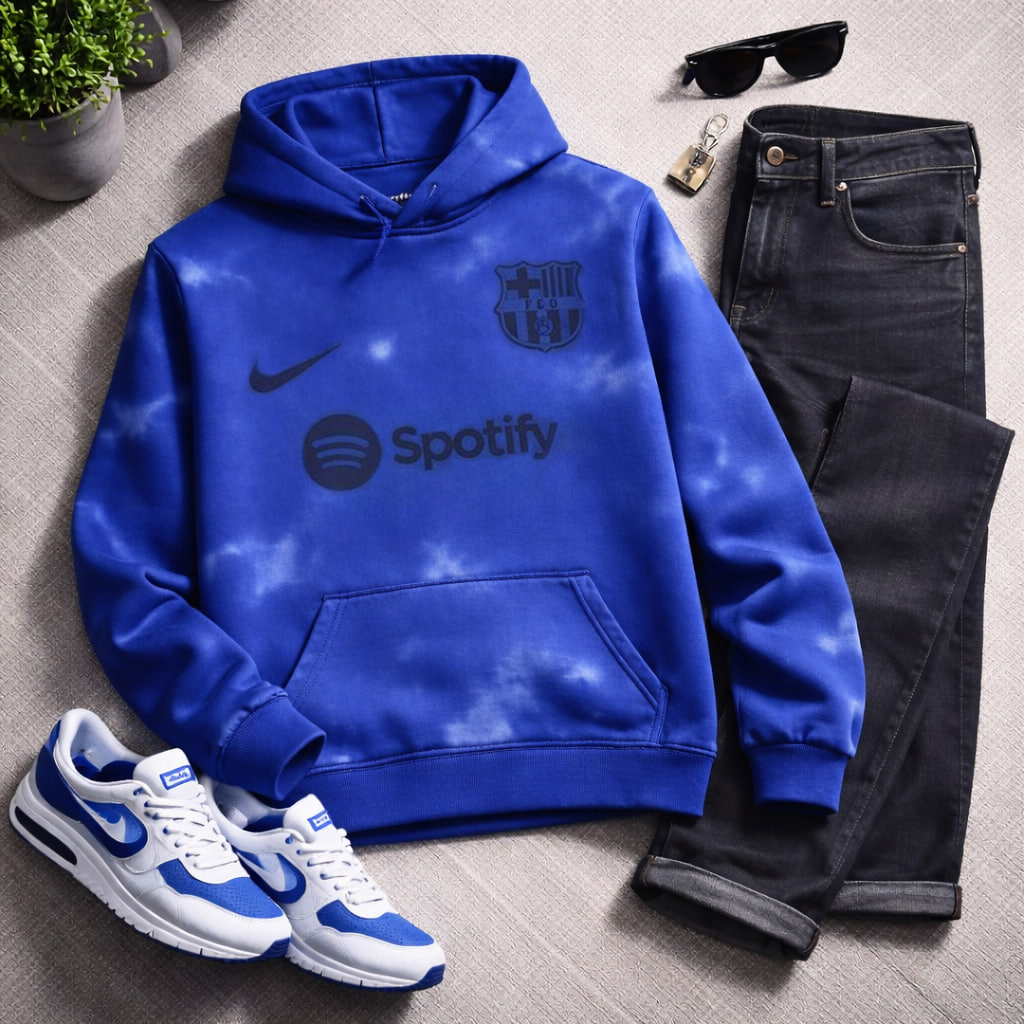 هودی مدل بارسلونا-آبی